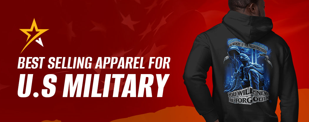 Best Selling Apparel for the U.S. Military Press Release Banner