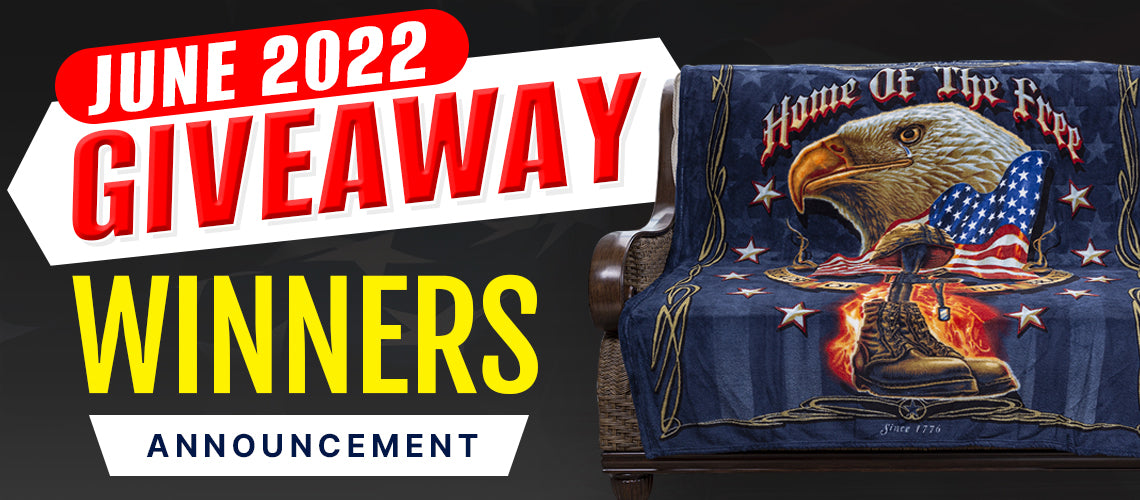 June 2022 Giveaway Winners Announcement - image of Blanket on a Sofa