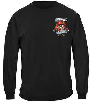 More Picture, Firefighter Tattoo Fire Dept First In Last Out Premium Long Sleeves