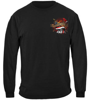 More Picture, Firefighter Tattoo Fire Dept Thin Red Line Premium Long Sleeves
