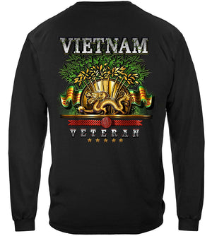 More Picture, Military Vietnam Vetrian Ribbon Proud to have Served Premium Long Sleeves