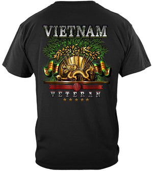 More Picture, Military Vietnam Vetrian Ribbon Proud to have Served Premium T-Shirt