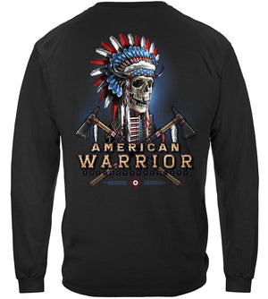 More Picture, 2nd Amendment American Indian First Nation Warrior Premium Long Sleeves
