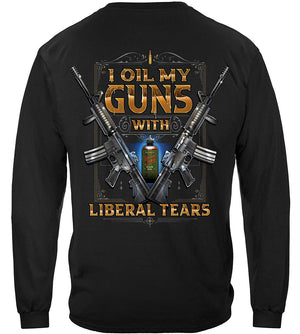 More Picture, 2nd Amendment 2A I Oil My Guns With Liberal Tears Premium Long Sleeves