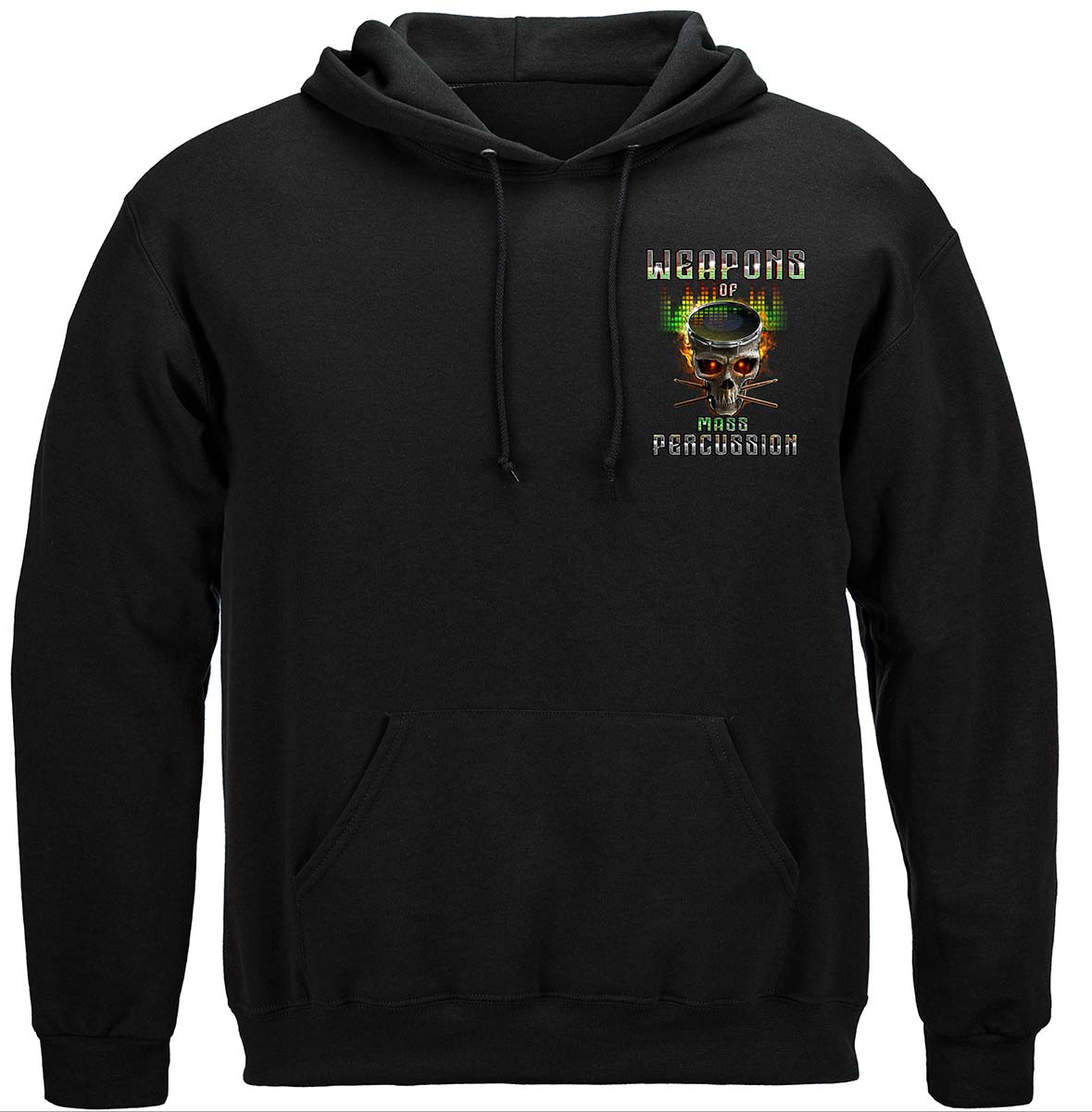 Music Drum Weapons Of Mass Percussions Premium Hooded Sweat Shirt - front