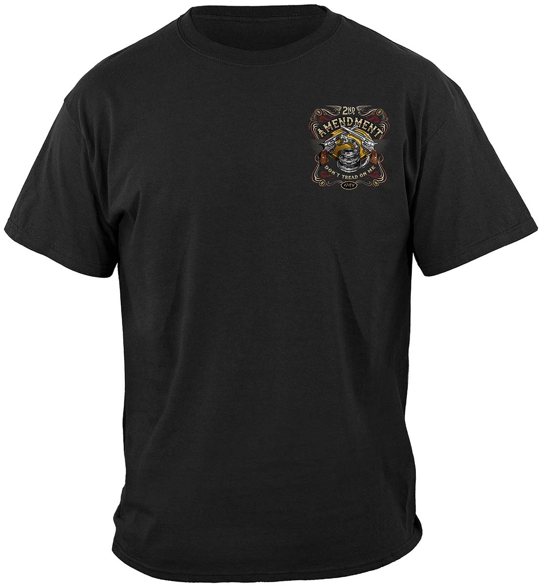 2nd Amendment 2A Old Fasion Label Don't Tread On Me est 1789 Premium T-Shirt - front