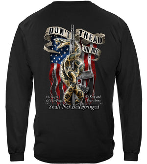 More Picture, 2nd Amendment Don't Tread Tattered Flag Premium Long Sleeves