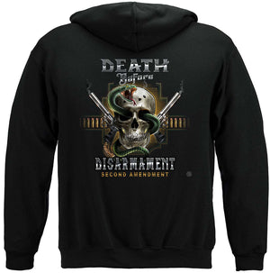 More Picture, 2nd Amendment 2nd Amendement Death Before Disarmament Premium Hooded Sweat Shirt
