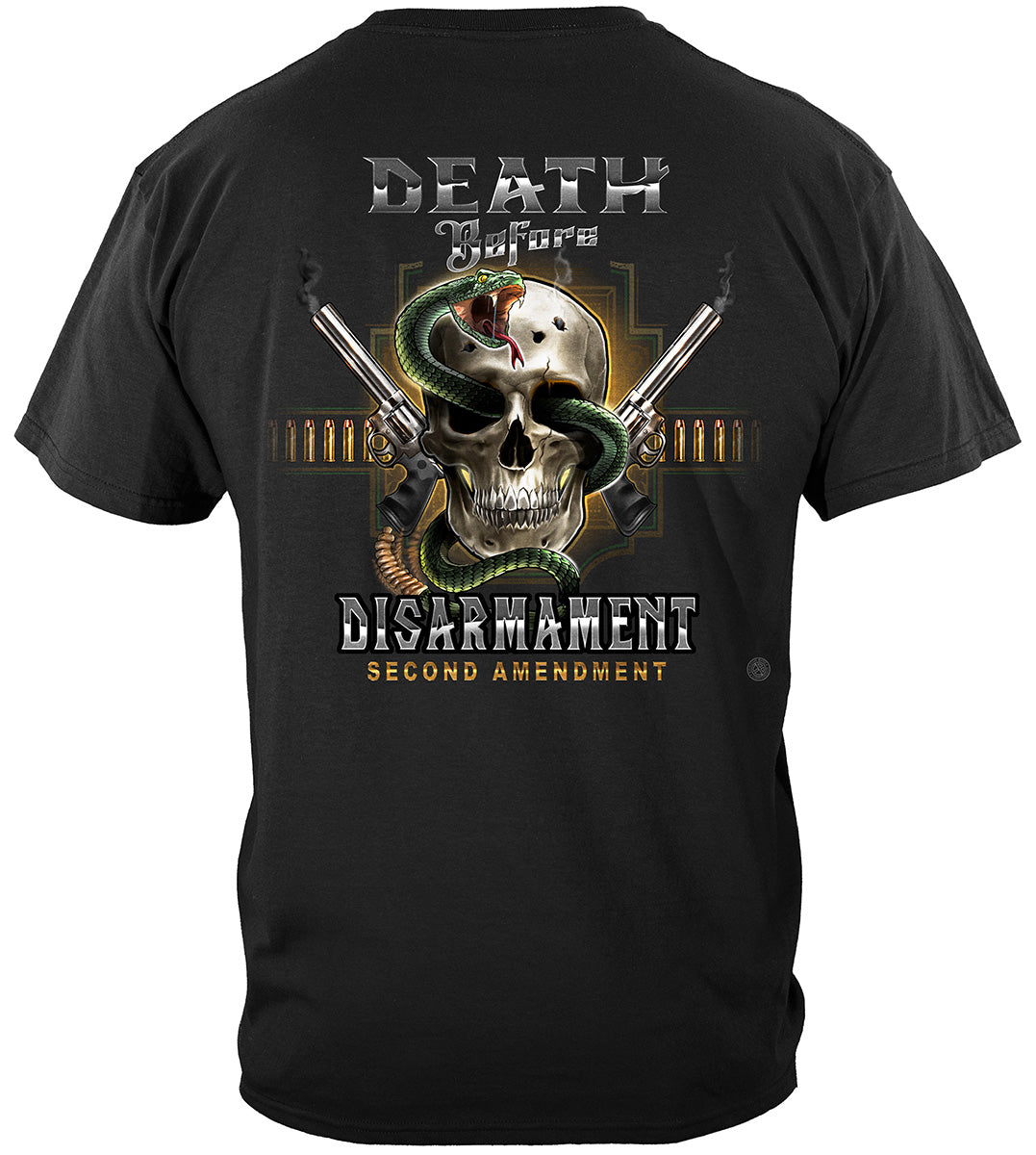 2nd Amendment 2nd Amendement Death Before Disarmament Premium T-Shirt - back