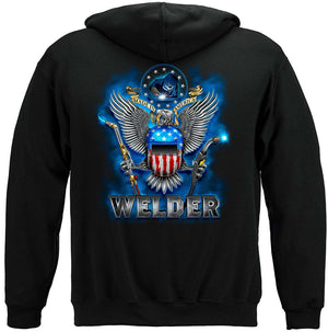 More Picture, Worker Made In American Welder Premium Hooded Sweat Shirt