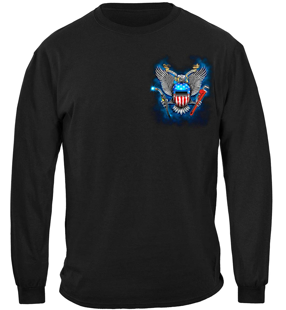 Worker Made In American Pipefitter Premium Long Sleeves - front