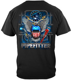 More Picture, Worker Made In American Pipefitter Premium T-Shirt