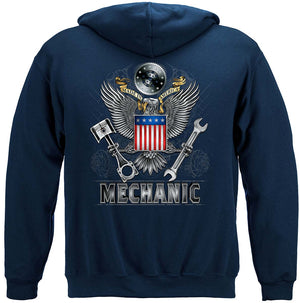 More Picture, Worker Made In American Mechnic Premium Hooded Sweat Shirt