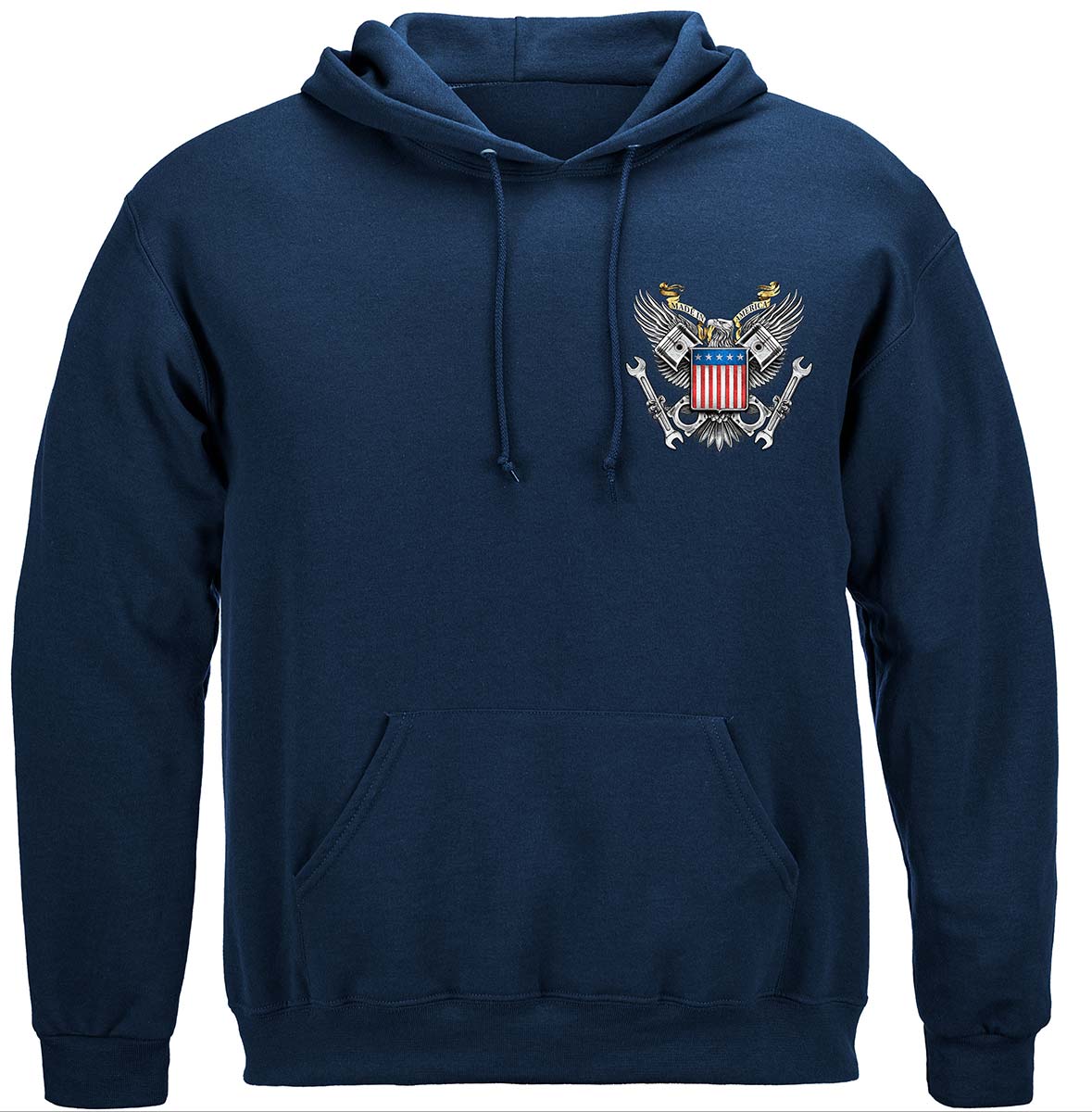 Worker Made In American Mechnic Premium Hooded Sweat Shirt - front