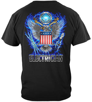 More Picture, Worker Made In American Electrician Premium T-Shirt
