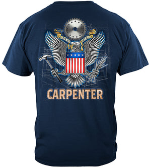 More Picture, Worker Made In American Carpenter Premium T-Shirt