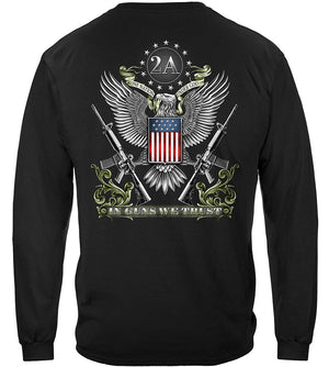 More Picture, 2nd Amendment Made In American In Guns We Trust Premium Long Sleeves