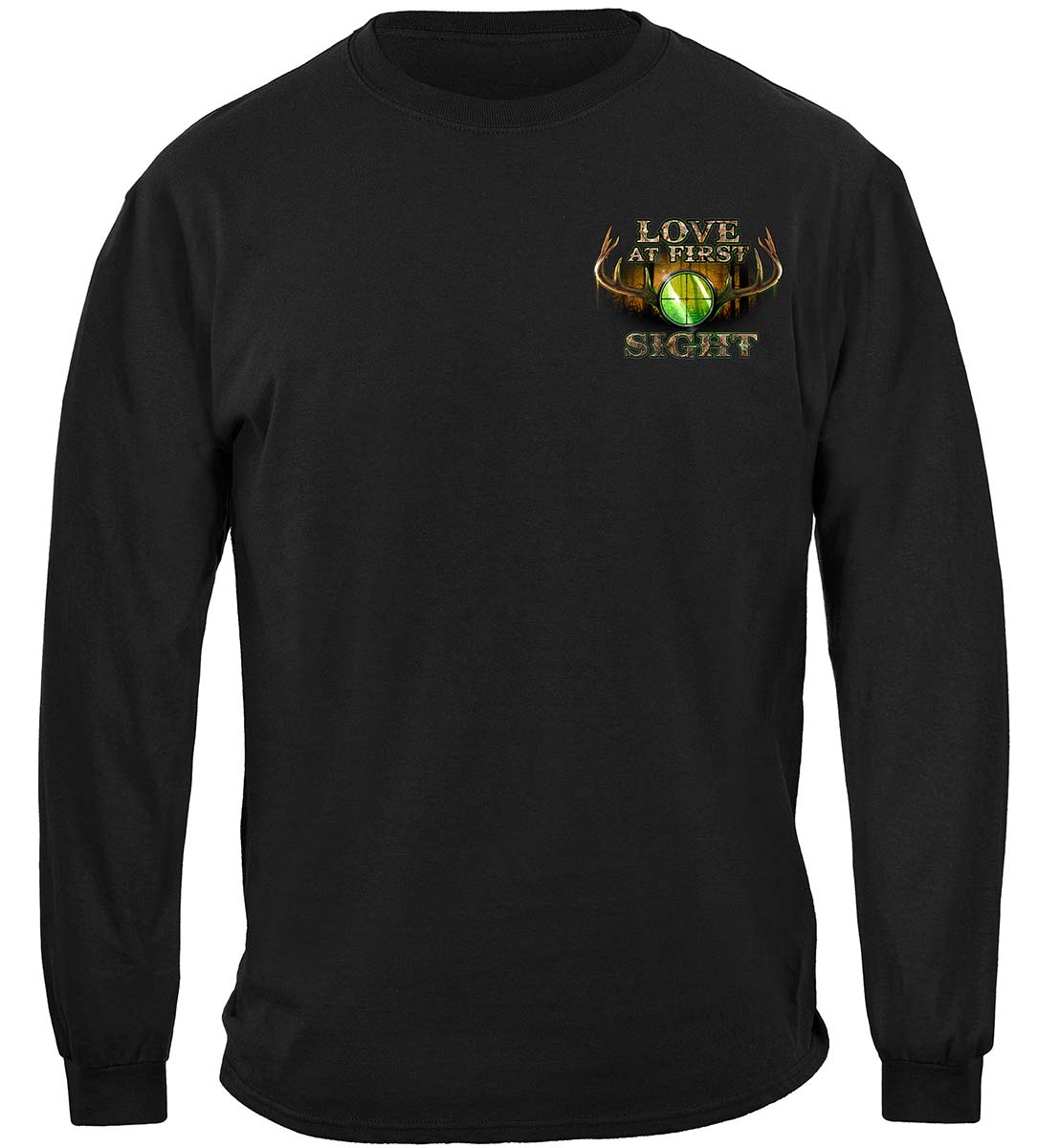 Hunting Deer Hunting Love at First Sight Premium Long Sleeves - front