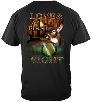 More Picture, Hunting Deer Hunting Love at First Sight Premium T-Shirt