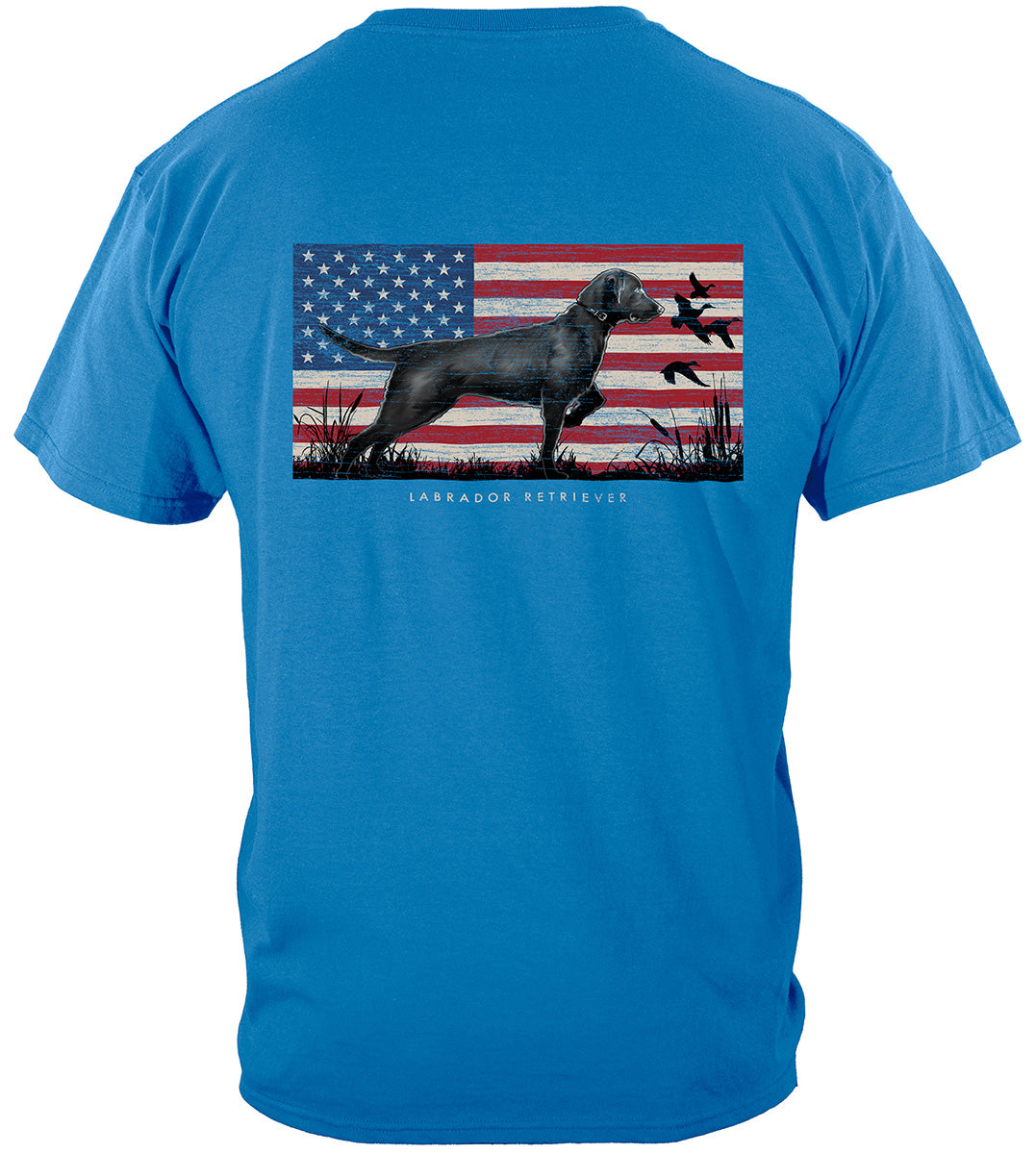 Hunting Bird Hunting Dog Labrador Retriever Pointer American Heritage Premium T-Shirt - back