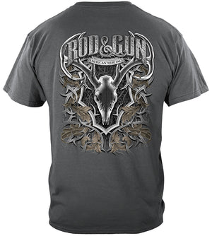 More Picture, Hunting Rod and Gun American Heritage Premium T-Shirt