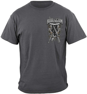 More Picture, Hunting Rod and Gun American Heritage Premium T-Shirt