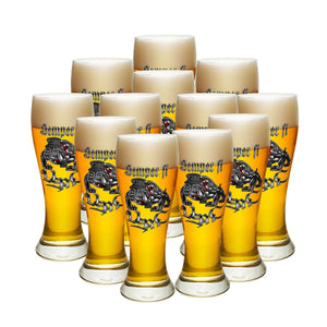 More Picture, Semper Fi Chrome Dog Marine Corps Pilsner Glass