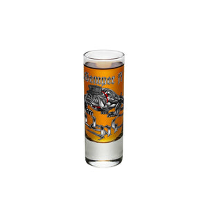 More Picture, Semper Fi Chrome Dog Marine Corps Shot Glass