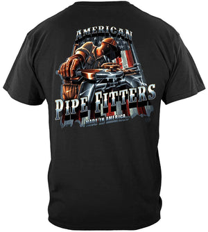 More Picture, American Pipe Fitter Premium Hooded Sweat Shirt