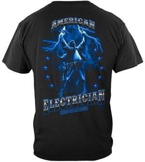 More Picture, American Electrician Premium Hooded Sweat Shirt