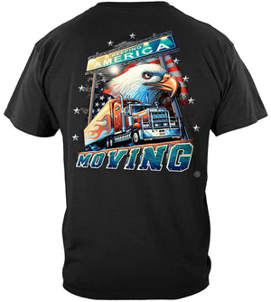 More Picture, American Trucker Premium Hooded Sweat Shirt