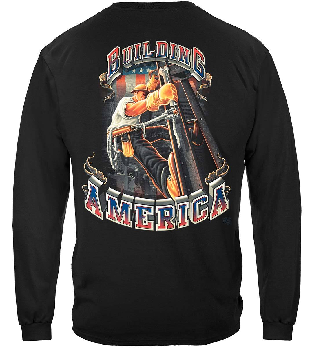 American Iron Worker Premium Hooded Sweat Shirt