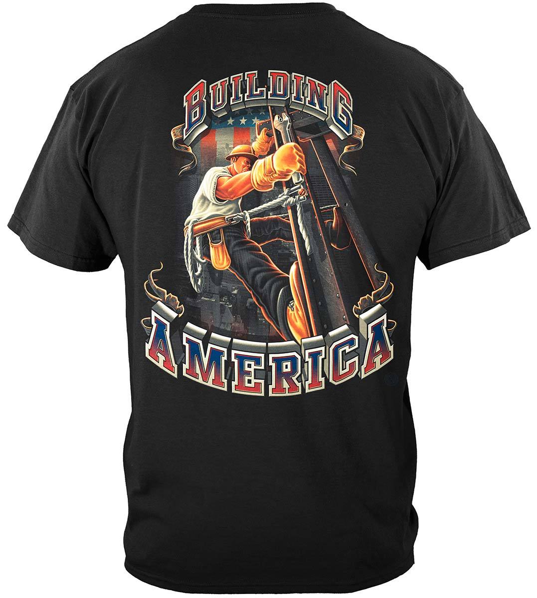 American Iron Worker Premium Hooded Sweat Shirt