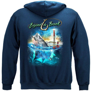 More Picture, Striped Bass Fish Beyond The Break Premium Long Sleeves