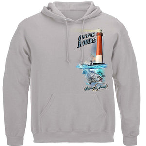 More Picture, On the Rocks Striped Bass Sea Bass Black Fish Premium Long Sleeves
