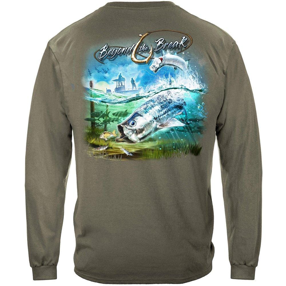 Tarpon Attack Flat Fishing Premium T-Shirt