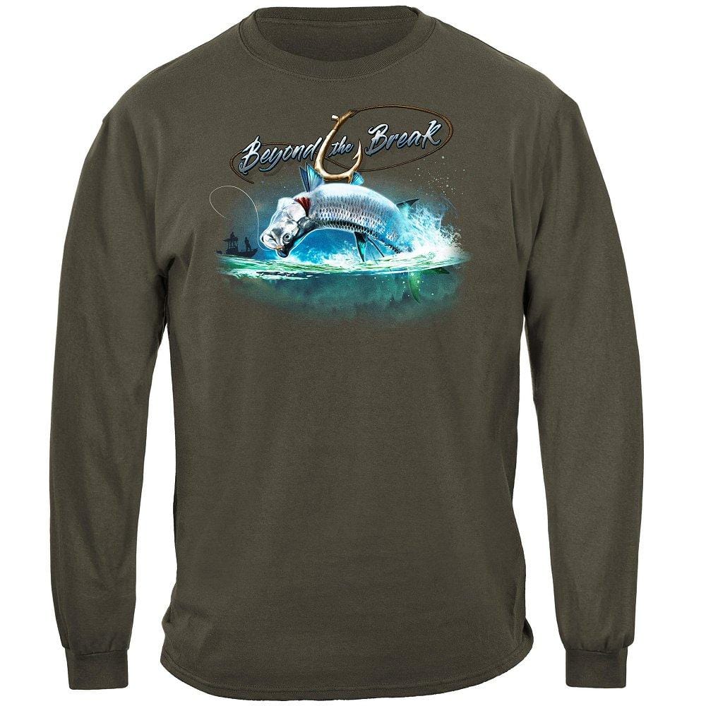 Tarpon Attack Flat Fishing Premium T-Shirt