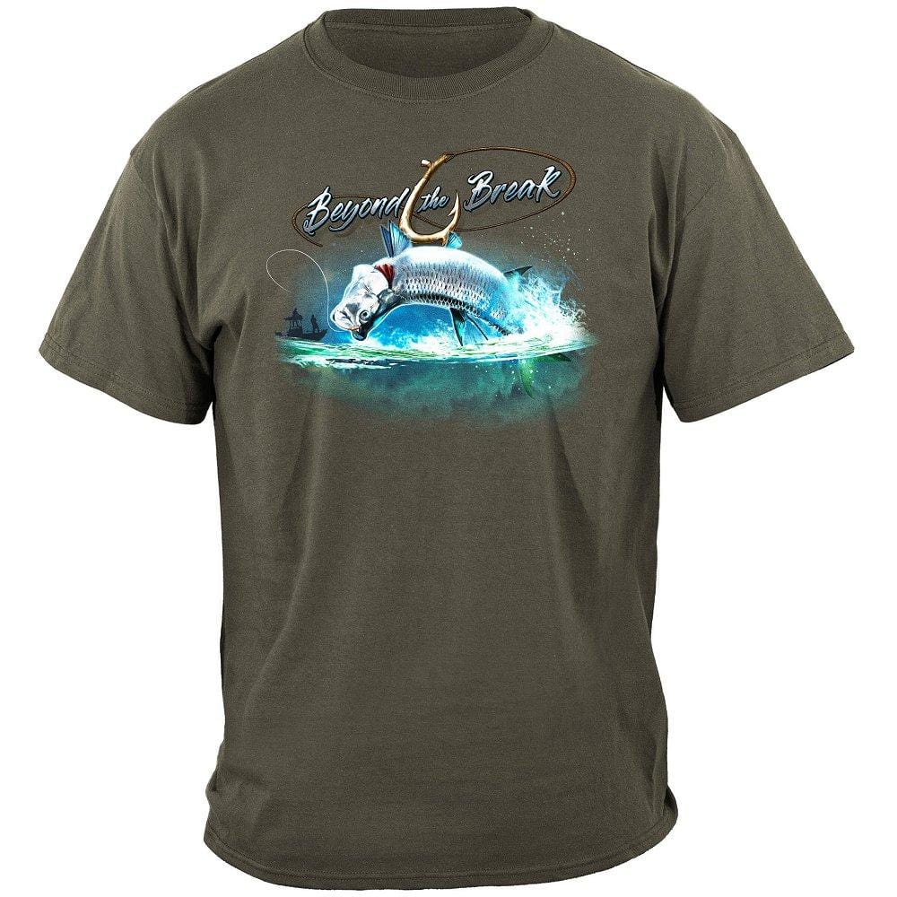 Tarpon Attack Flat Fishing Premium T-Shirt