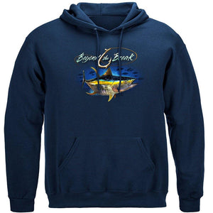 More Picture, Tuna Time Off Shore Fishing Premium Hooded Sweat Shirt