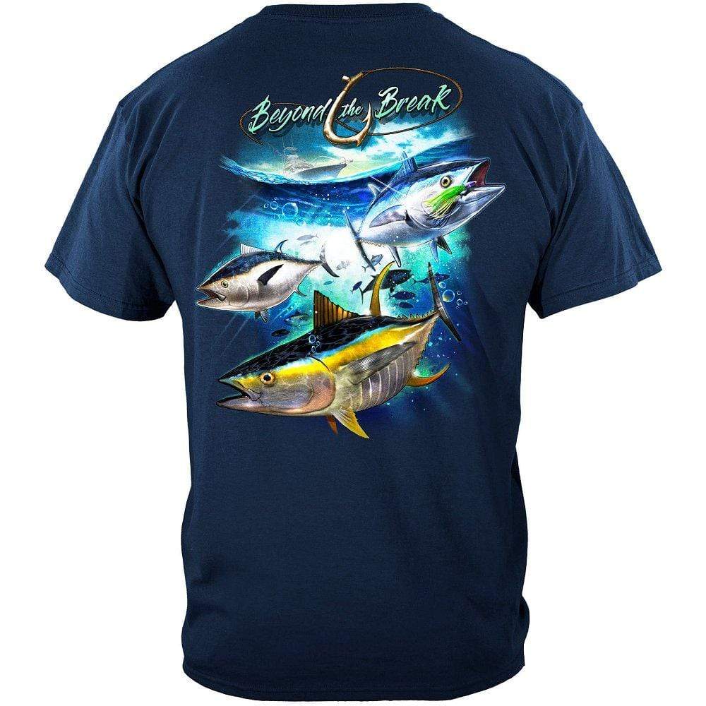 United States Tuna Time Off Shore Fishing Premium T-Shirt, T-Shirt / 5XL