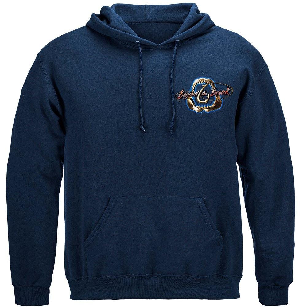 Shark Off Shore Fishing Premium Hooded Sweat Shirt