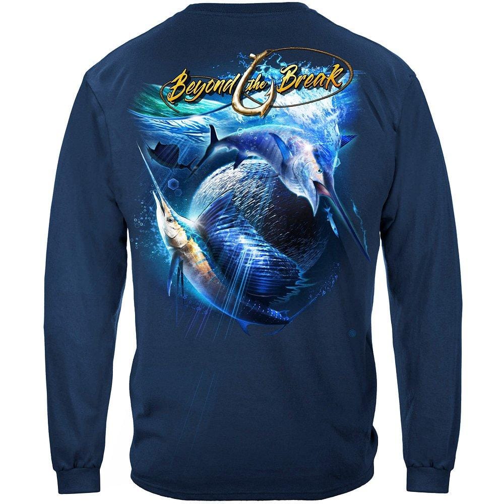 Sail Fish Baller Off Shore Fishing Premium Hooded Sweat Shirt