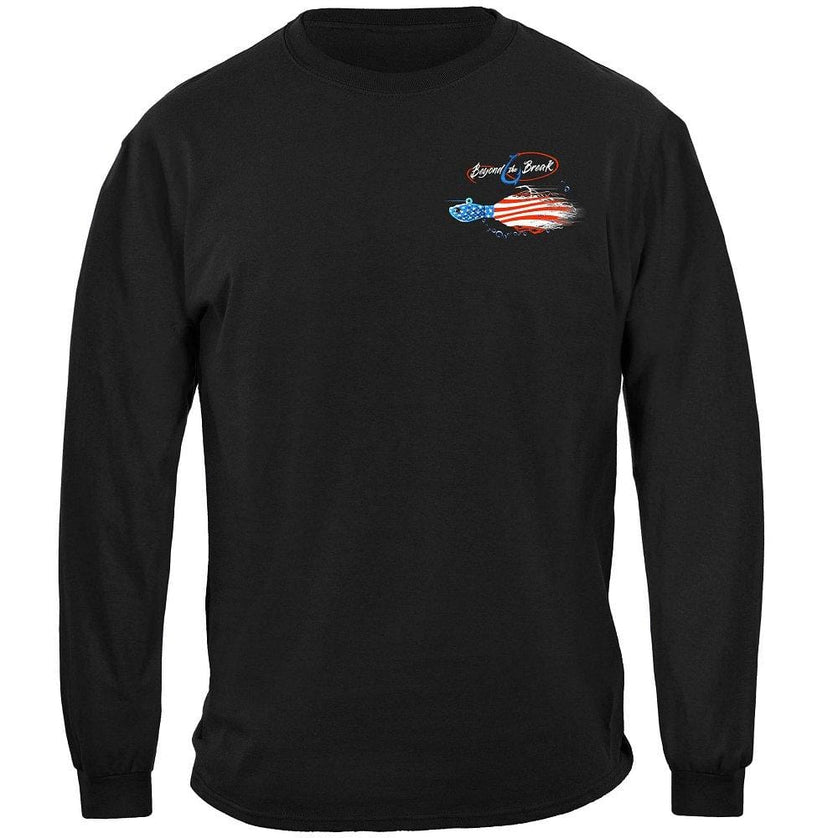 Patriotic Striped Bass Premium T-Shirt