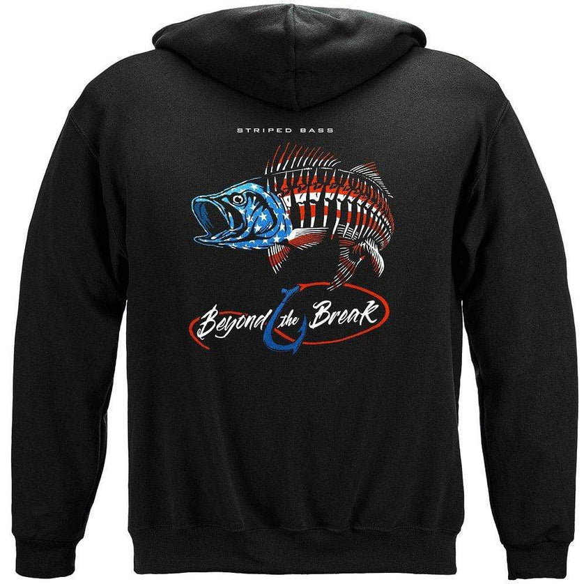 Patriotic Striped Bass Premium T-Shirt