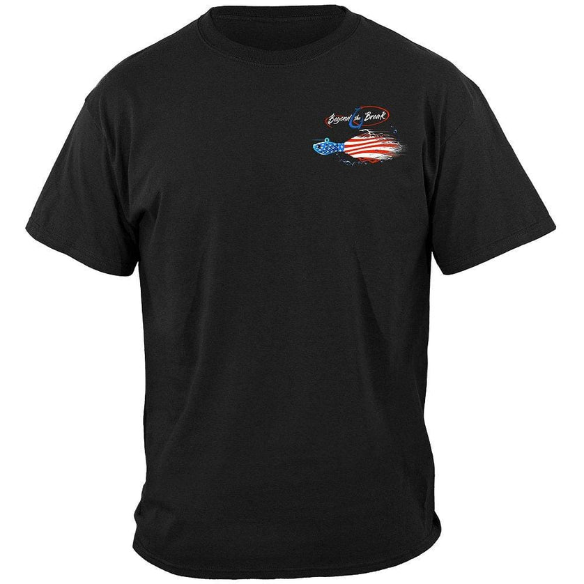 Patriotic Striped Bass Premium T-Shirt