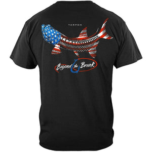 More Picture, Patriotic Tarpon Premium T-Shirt