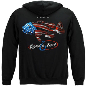 More Picture, Patriotic Black Fish Premium T-Shirt