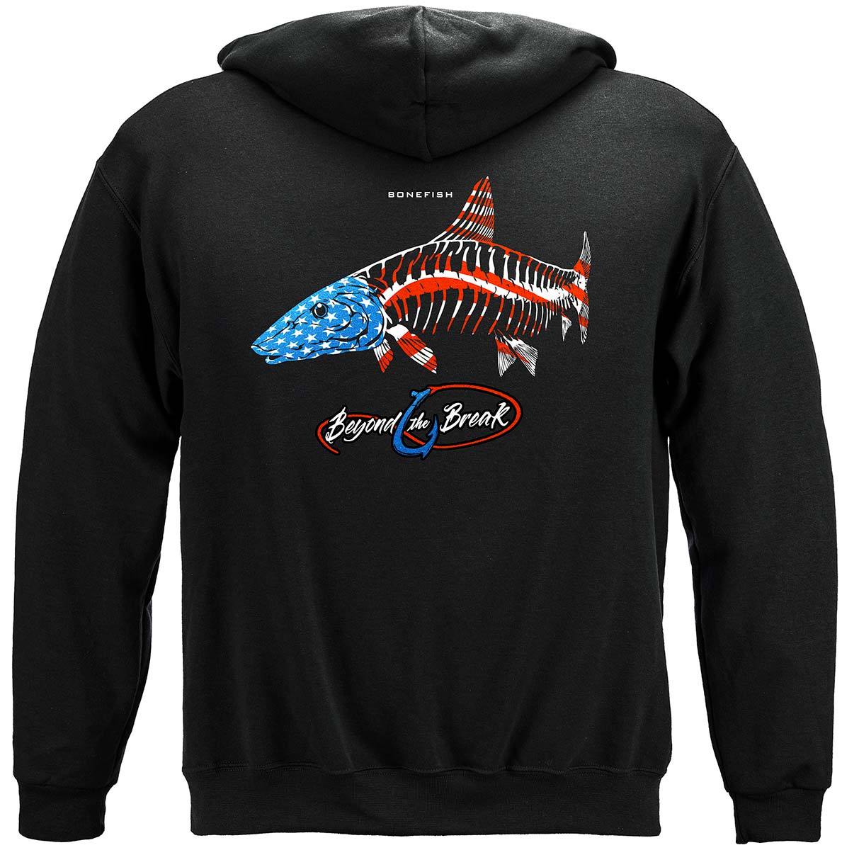 Patriotic Bone Fish Premium Long Sleeves