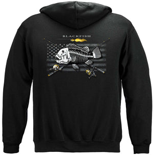 More Picture, Black Flag Patriotic Black Fish Premium T-Shirt
