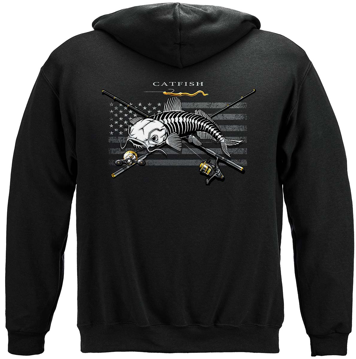 Black Flag Patriotic Catfish Premium T-Shirt